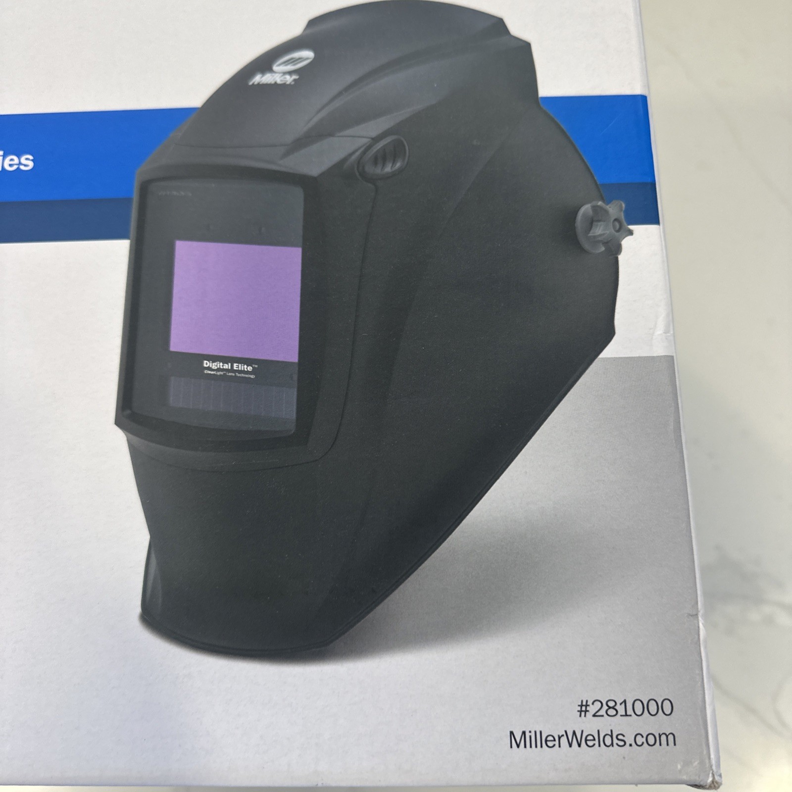 Miller Digital Elite Series Auto-Darkening Welding Helmet Black X-Mode – New