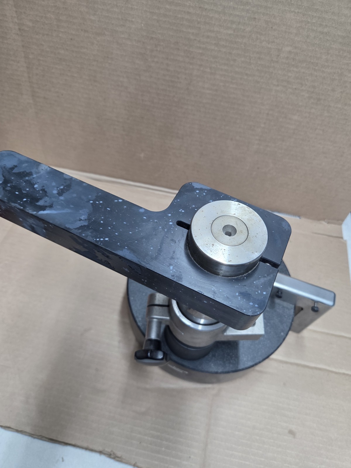 Heidenhain 244 154-01 MS 200 Gauge Stand, ø10in Base, ø3in x 10in Column