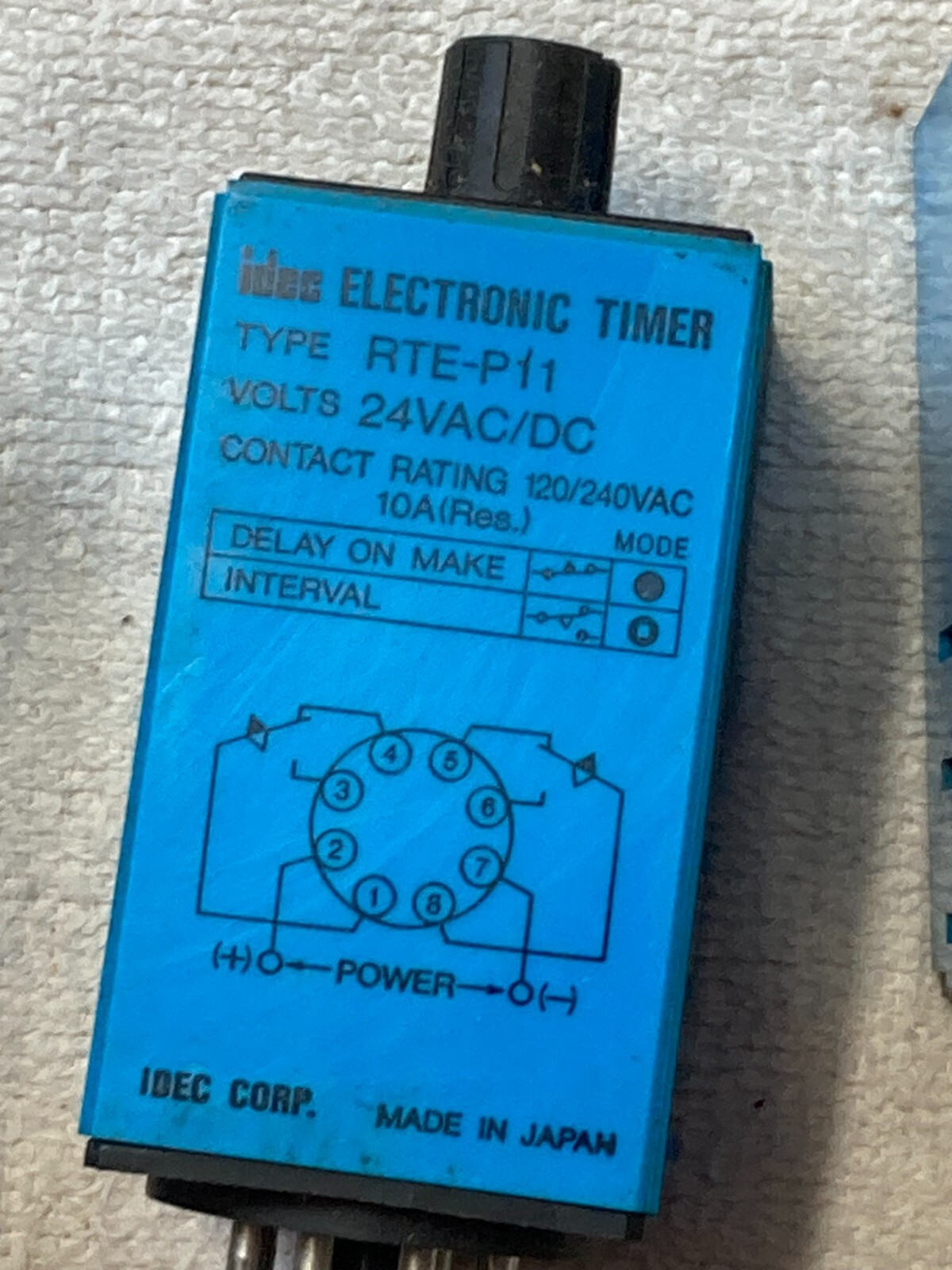Idec RTE-P11 Electronic Timer RTEP11 24V lot of 3