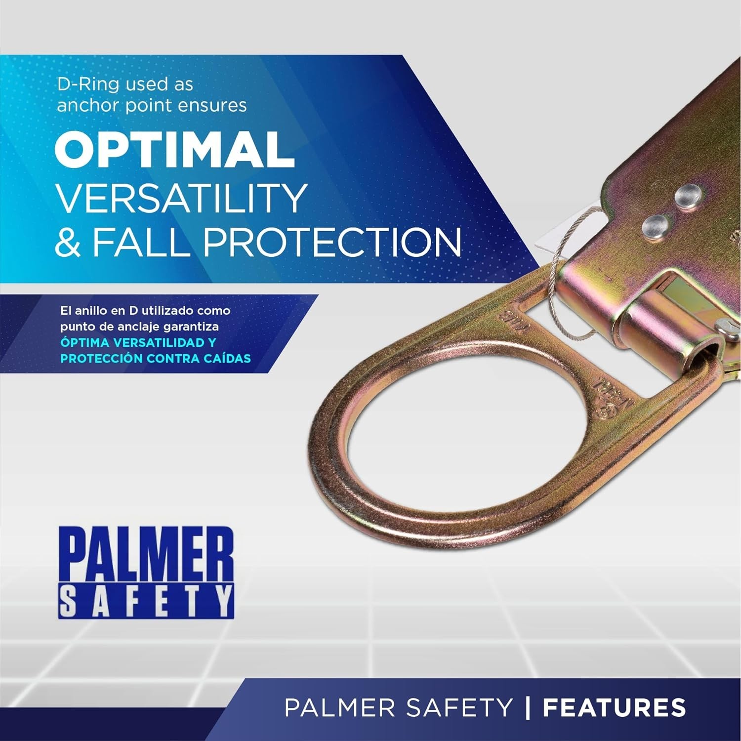 Steel Roof Anchor Bracket Reusable Fall Protection OSHA ANSI Compliant