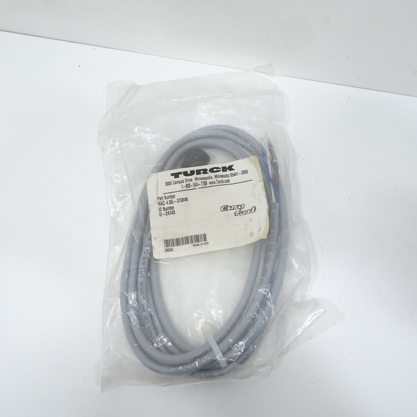 TURCK RKC 4.5Q-2/S849 / RKC45Q2S849 (NEW IN BOX)