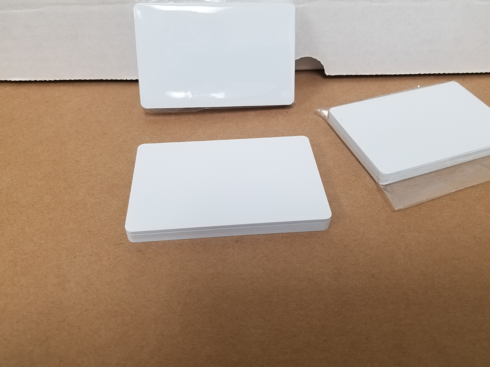 10 Blank White PVC Cards, CR80.30 Mil, High Quality for Color and UV Printing