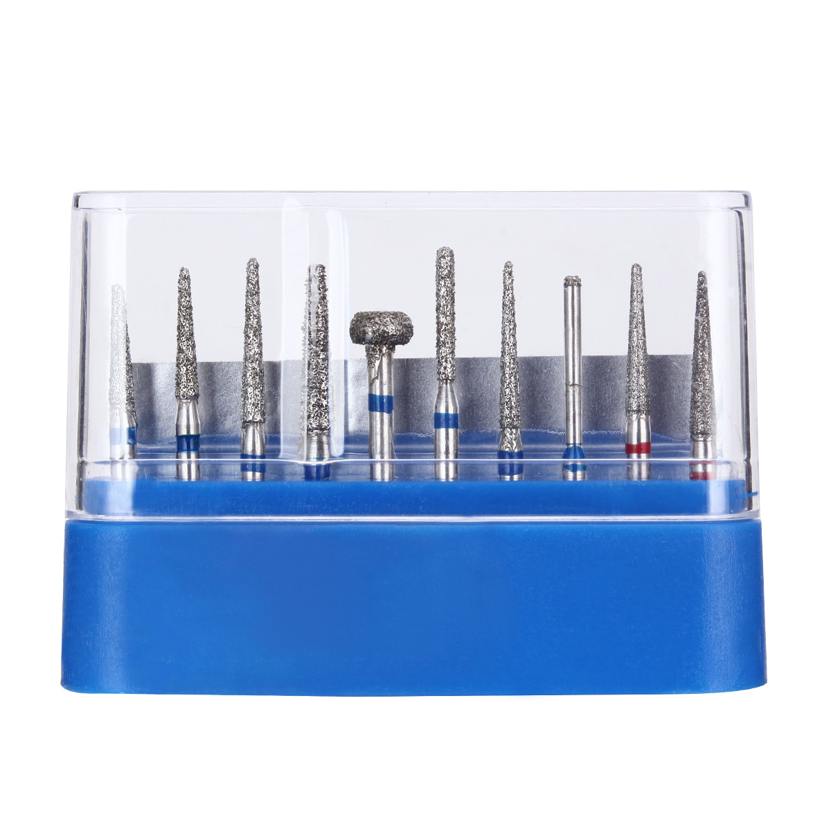 Fresas de Diamante Dental Kit de Taladros para Alta Velocidad Pieza de