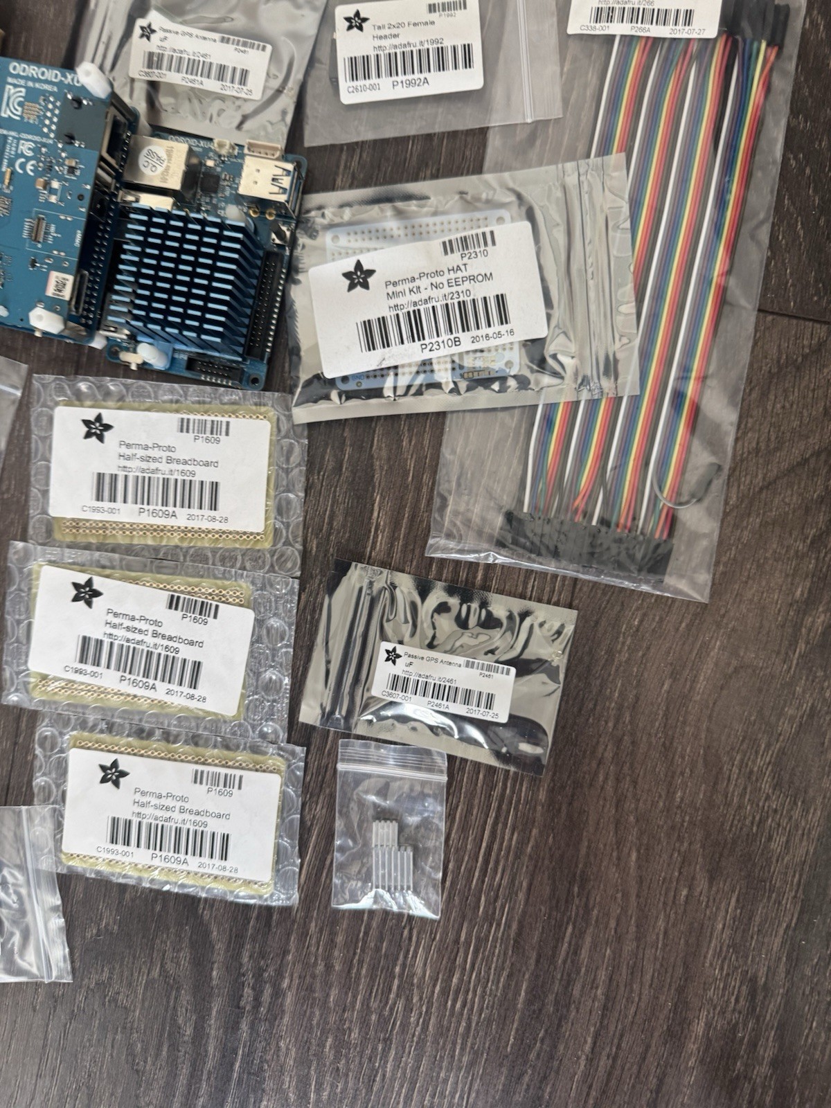 Adafruit Raspberry Pi ODROID XU4 Electronics Maker Developer Lot Bundle GPIO SBC