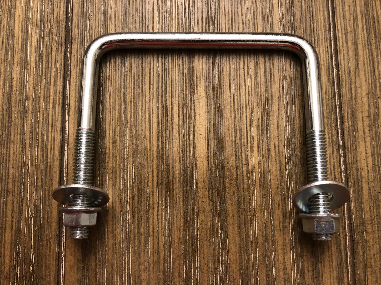 U-Bolt-Clamp 3/8 inch. 4 3/4 wide x 4 inches high. Comes w/ 2 washers and 2 nuts