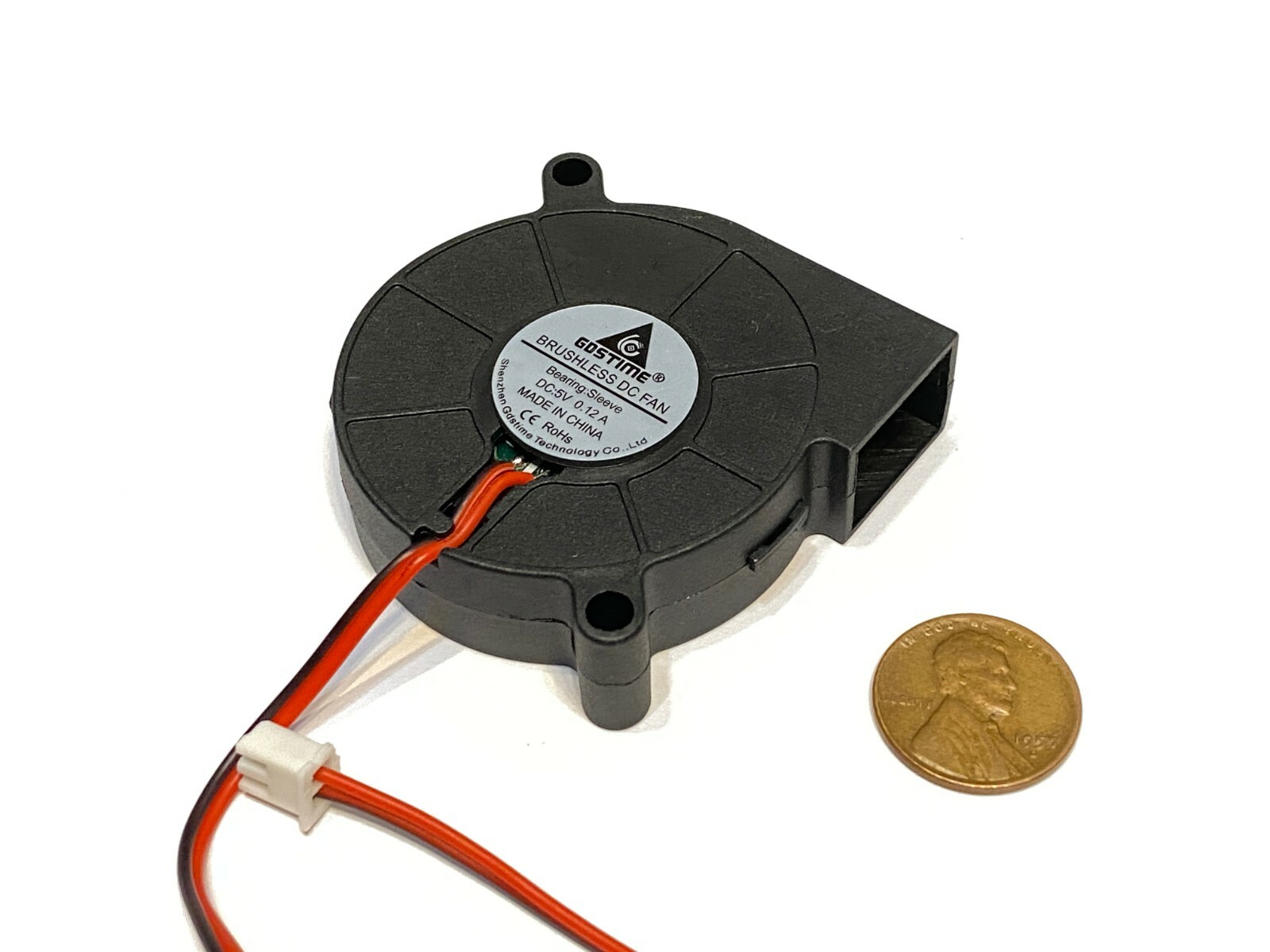 3 Pack GDSTIME 5015 Blower Fan 12V Brushless DC Turbo Cooling 50mm 2Pin A9