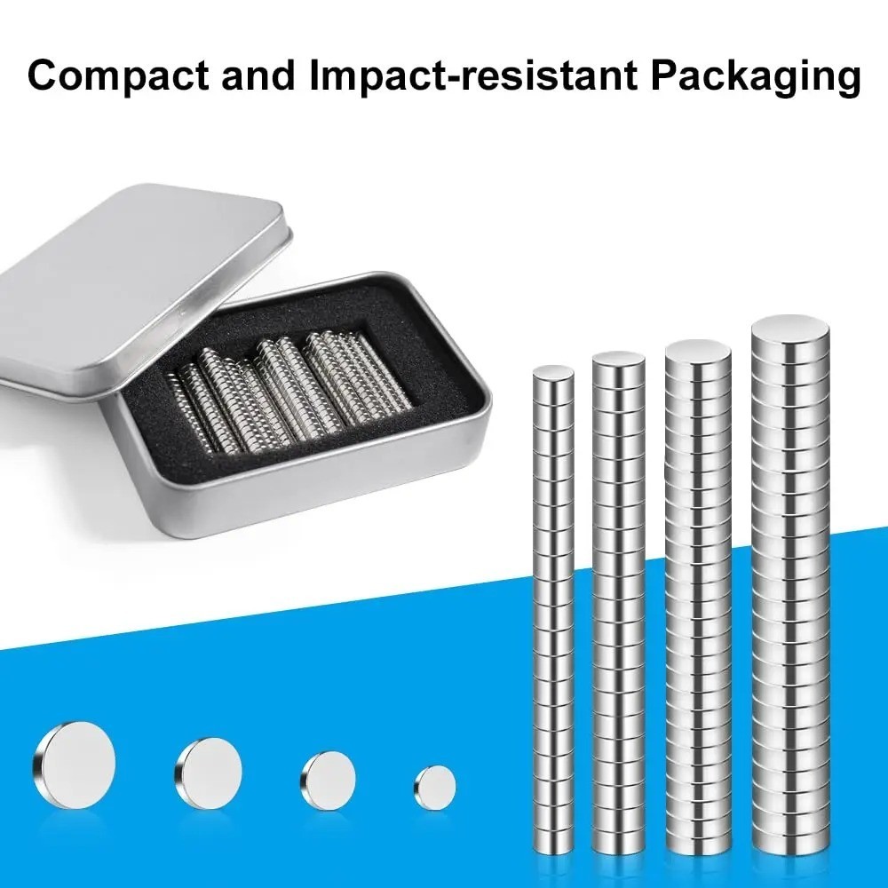400-100Pcs Small Magnets, 3x2x4x5 mm Mini Tiny Round Magnets, Micro Magnets