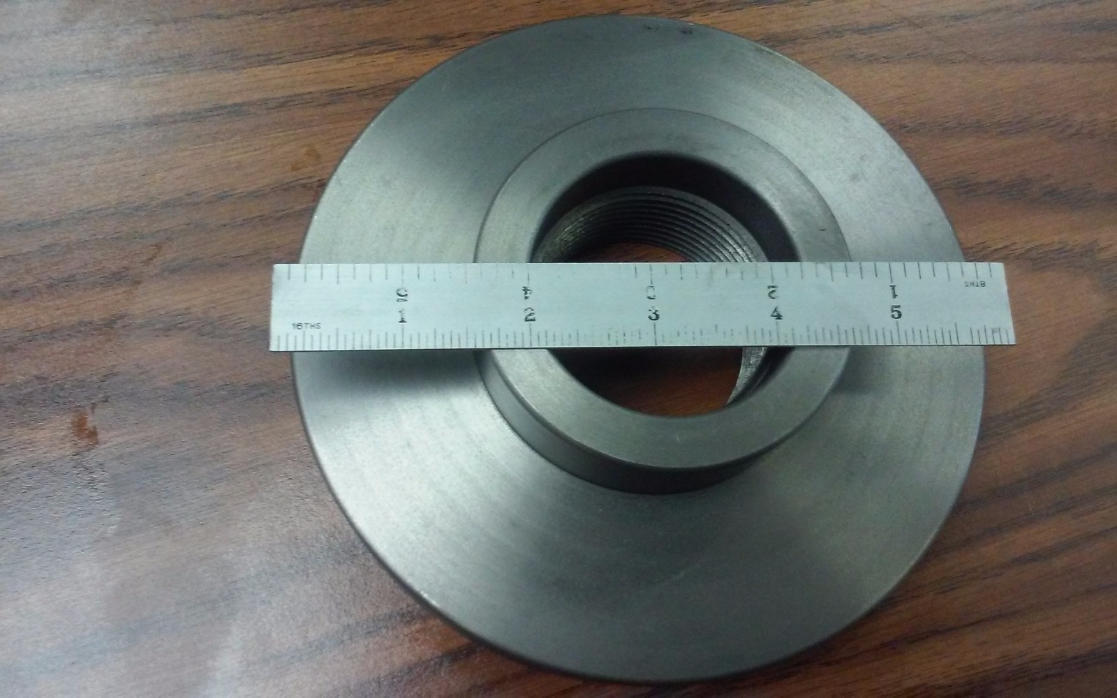 2-1/4″-8 Semi-Finished adapter Plate for 6″ LATHE CHUCKS #ADP-06-214SM- NEW