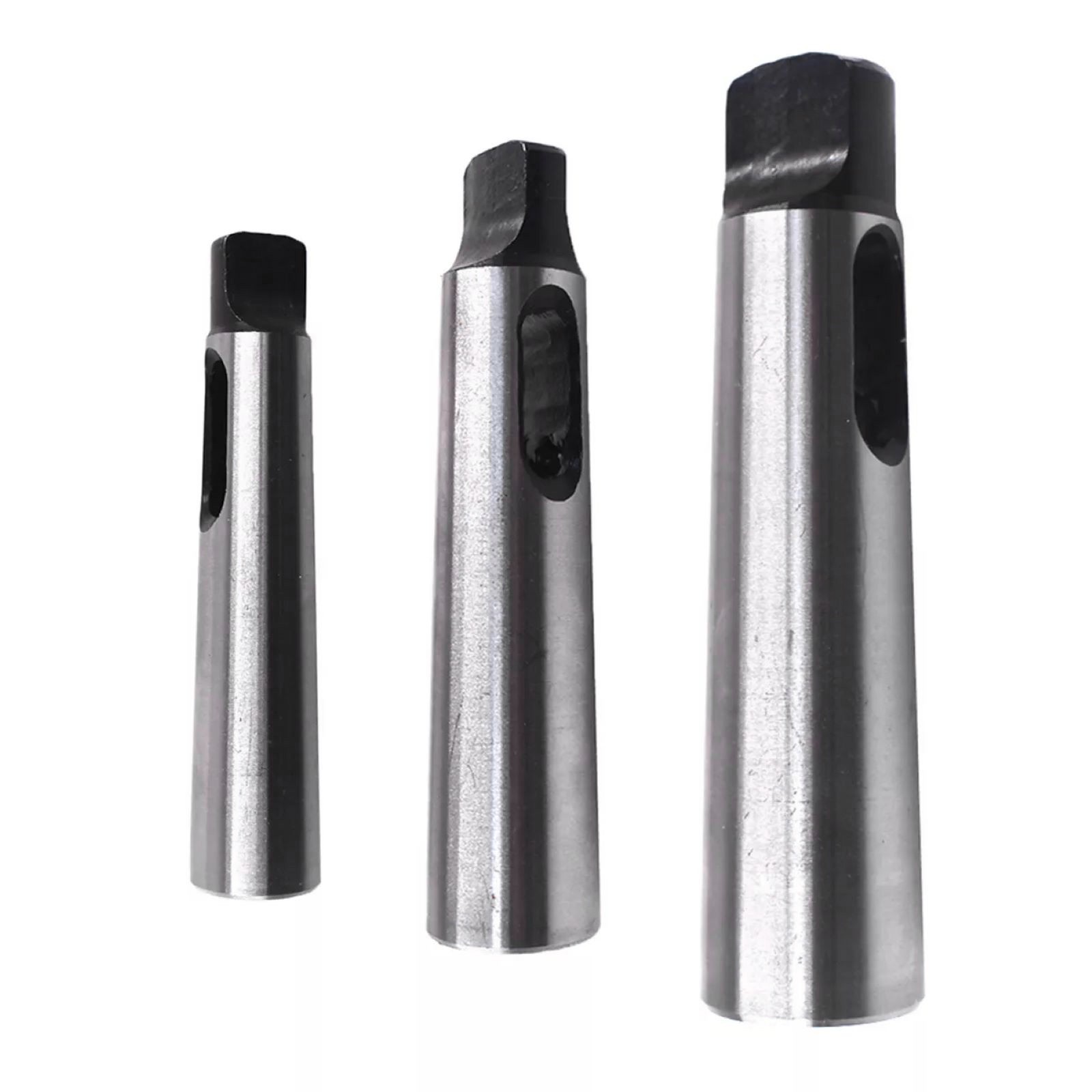 3pcs Morse Taper Adapter Reducing Drill Sleeve achieving a hardness of 50 HRC