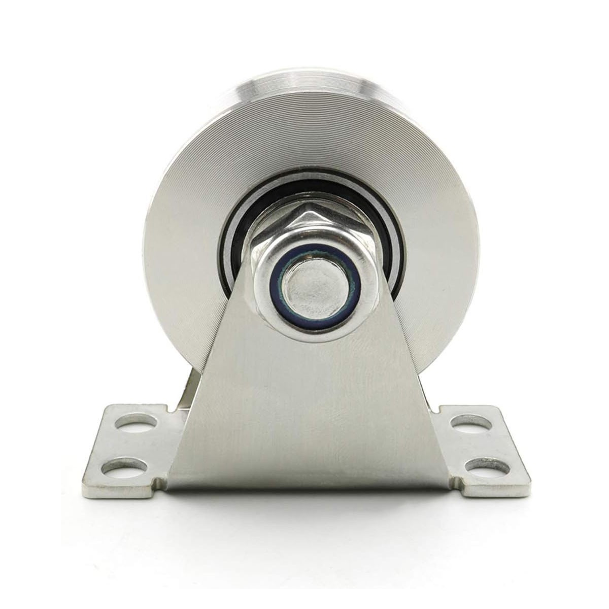 2.36» 304 Stainless Steel V Groove Pulley Rope Cable Wire Pulley w/ Holes