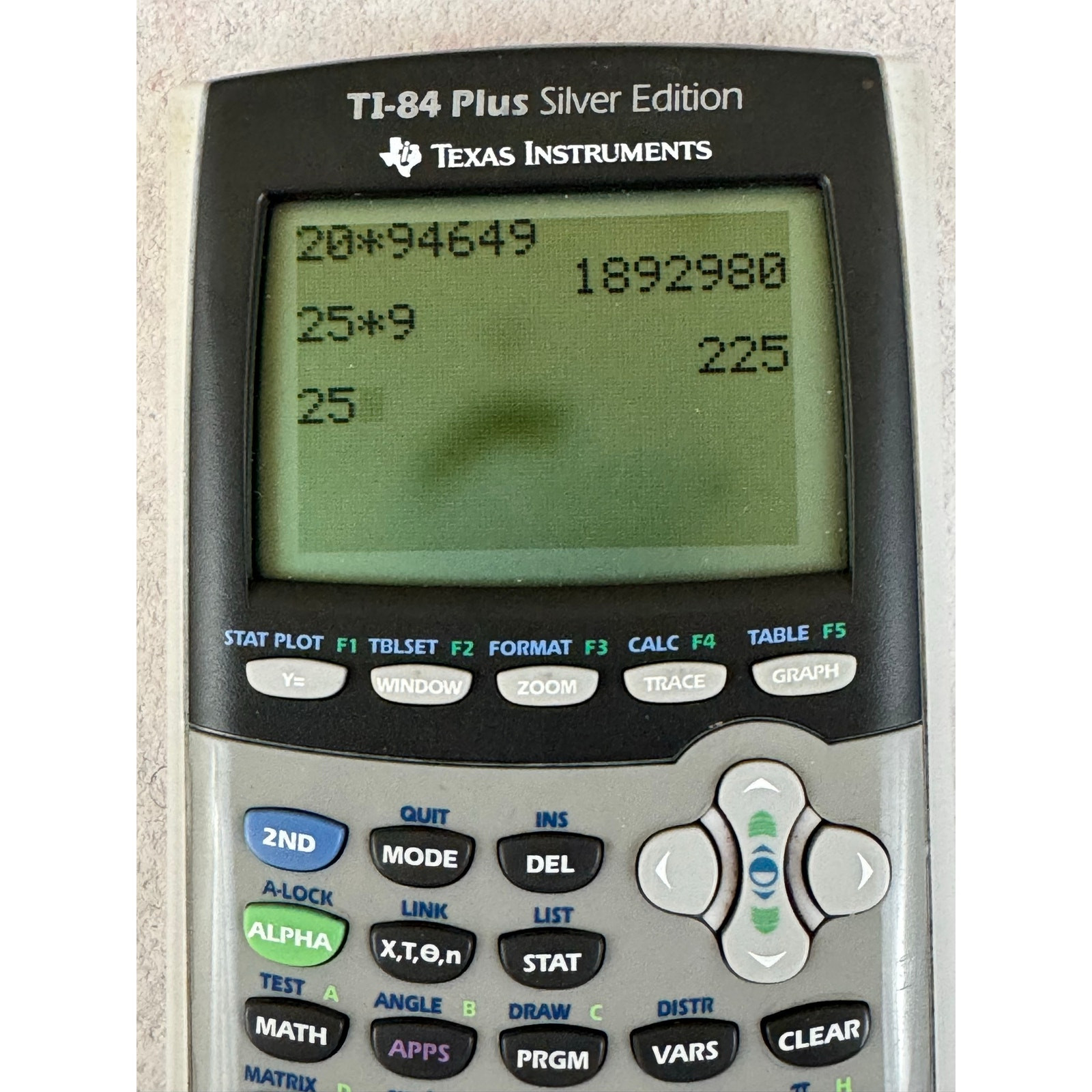Texas Instruments TI-84 Plus Silver Edition Graphing Calculator with Cover