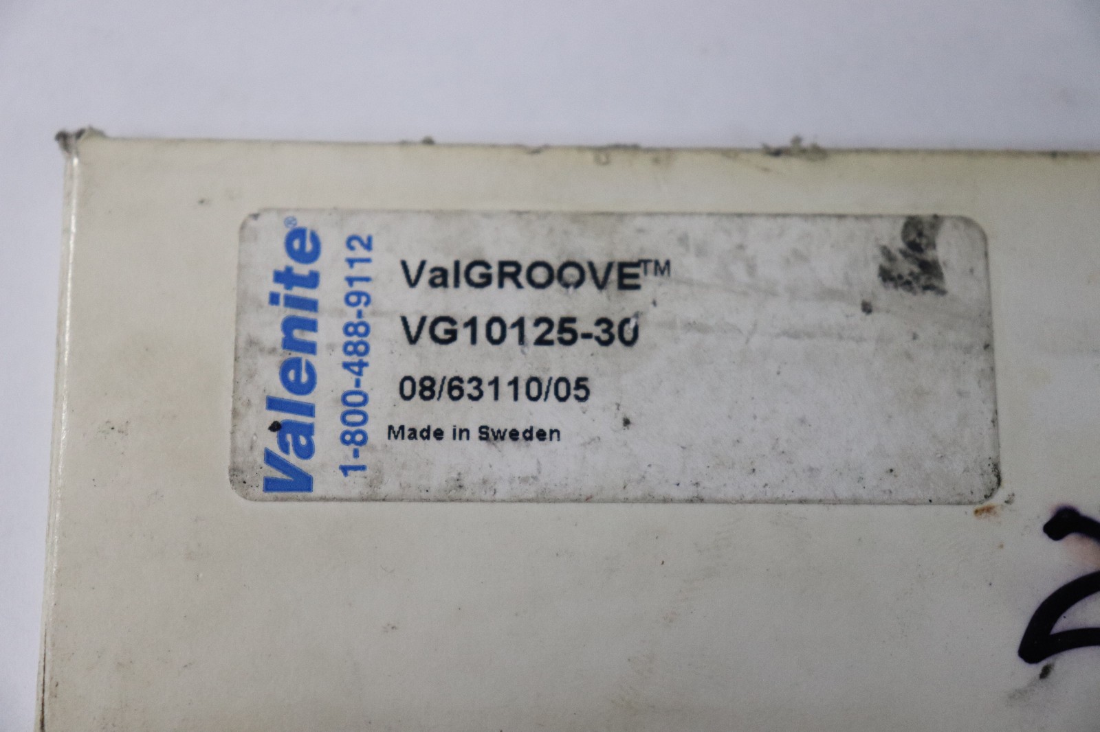 Valenite ValGROOVE VG10125-30 Double Ended Cut Off Blade w/ Carbide Insert