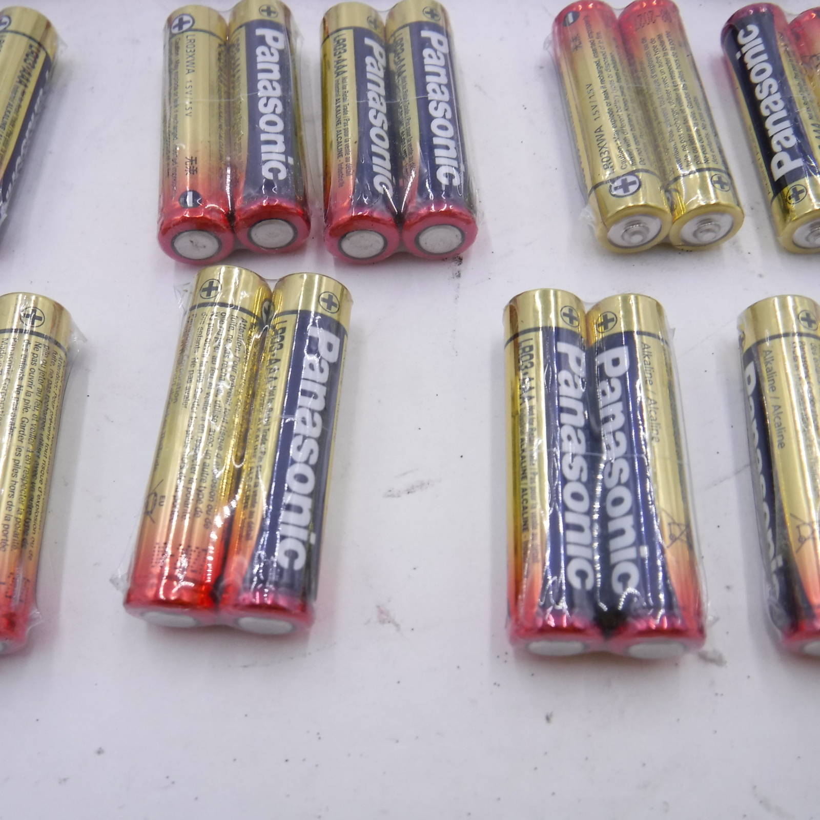 Date 2027 Lot of 50pcs Panasonic LR03XWA Power Plus AAA Alkaline 1.5V Batteries