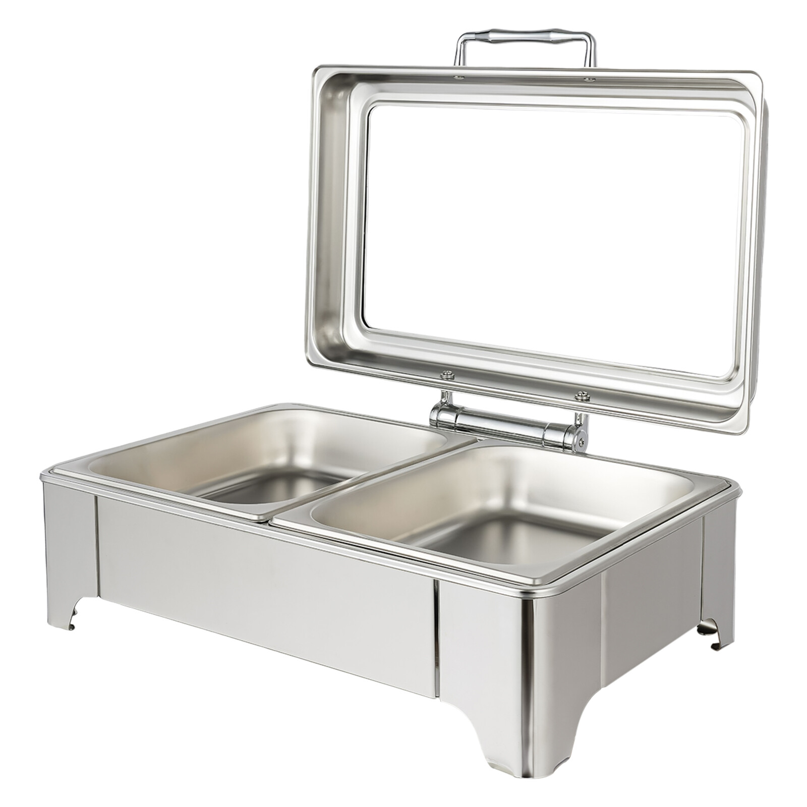 400W Electric Chafing Dish Buffet Catering Server Stainless Steel Food Warmer