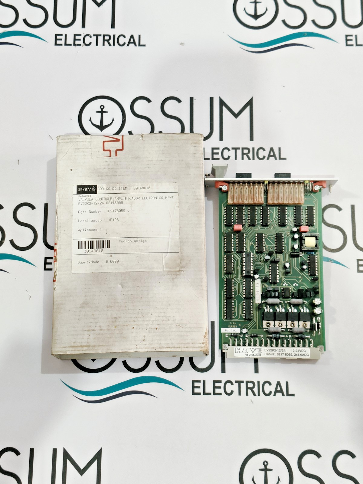 HAWE HYDRAULIK EV22K2-12/24 AMPLIFIER CARD 6217 8059 12-24VDC