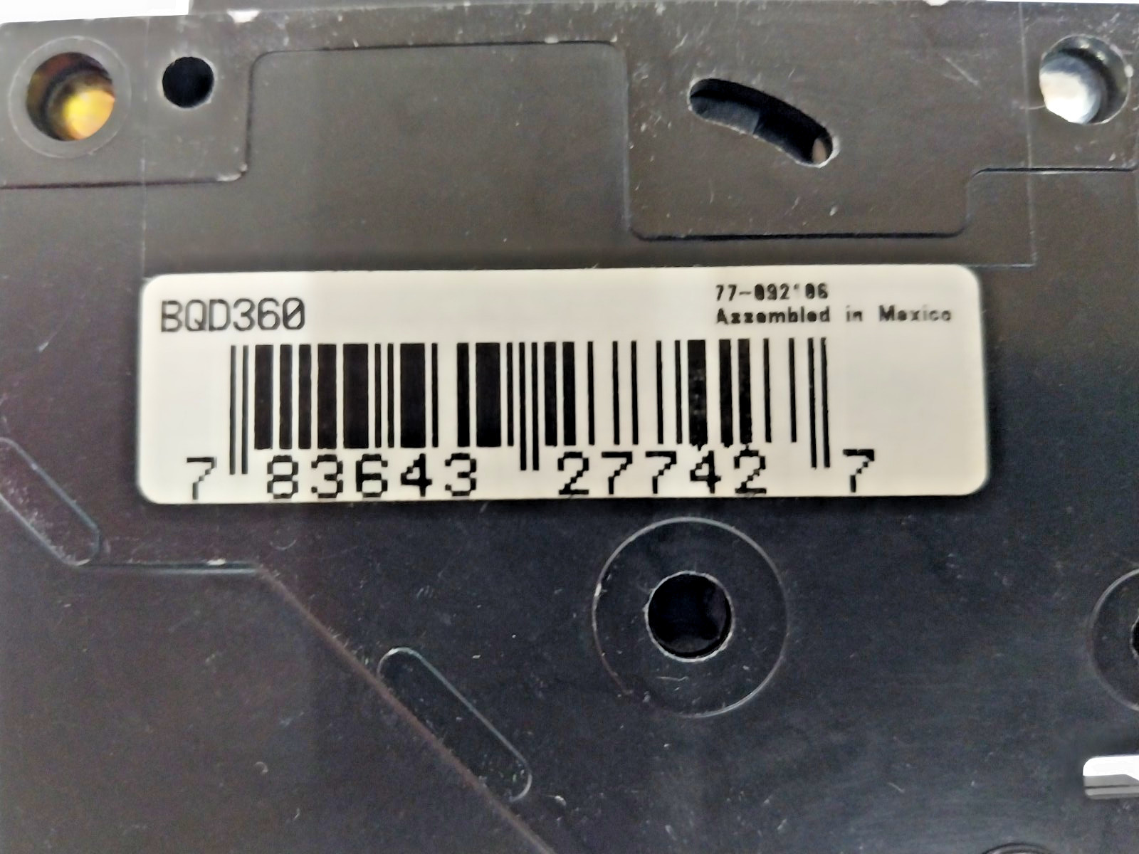 Siemens 60 Amp Bolt-On Circuit Breaker 480Y/277 VAC 3 Pole BQD360