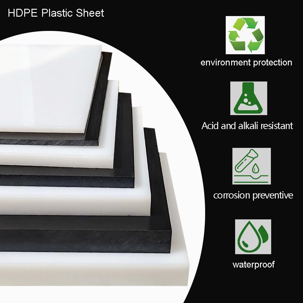 High-Density Polyethylene (HDPE) Plastic Block 2″ Thick – 3″ x 6″ HDPE Plasti…