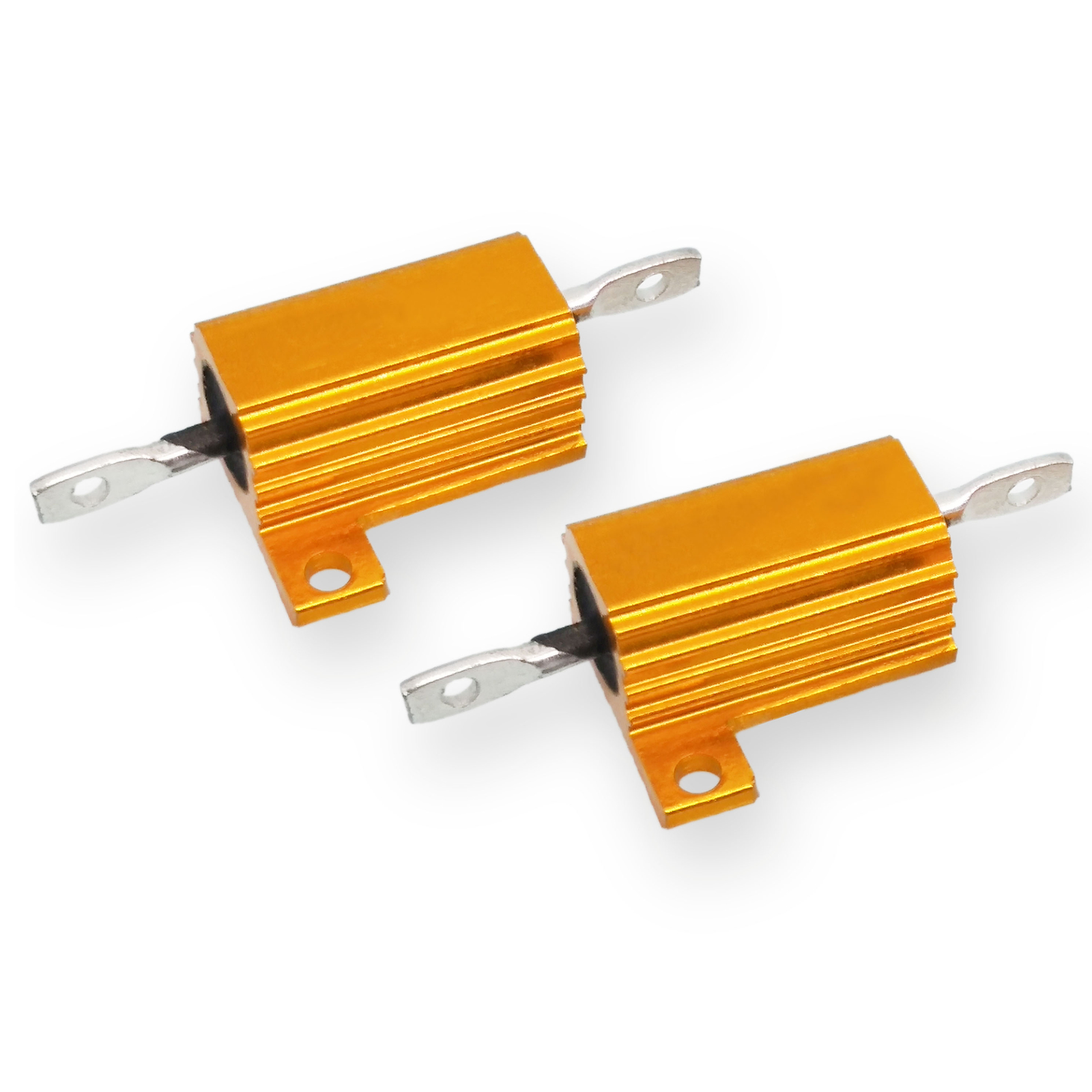 US Stock 5x 100 ohm 100R 10W Watt Aluminum Housed Metal Case Wirewound Resistors