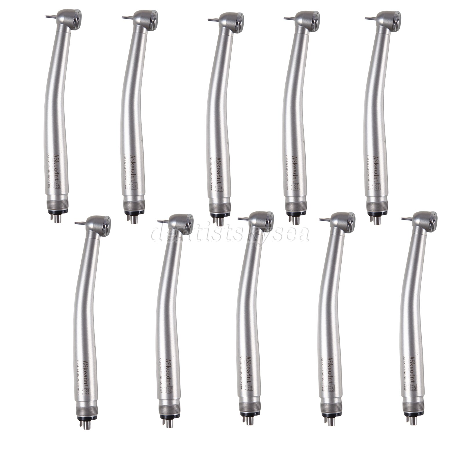 10x Dental High Speed Handpiece Push Button 4 Hole USA ADA4 Turbine M4 USA