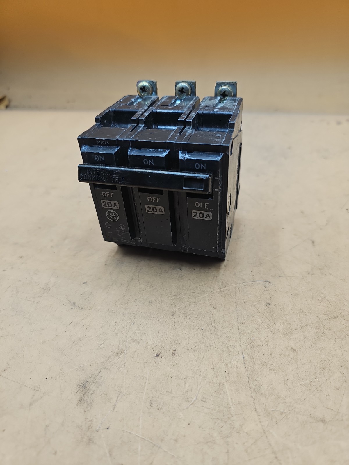 GE General Electric THQB32020 3 Pole 20 Amp Bolt-On Circuit Breaker