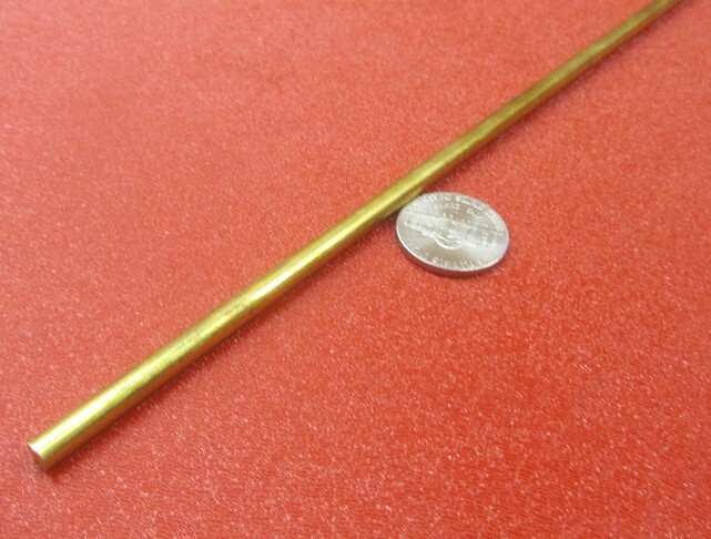 360 Brass Rod 3/16″ (.188″) Diameter x 24.0″ Length, 4 Pcs, 8 Ft