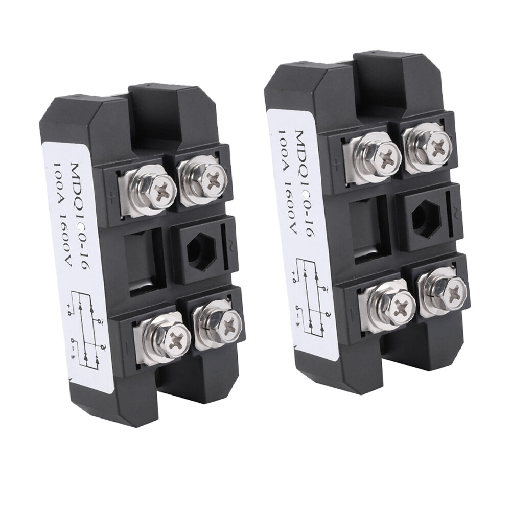 2X 4 Terminals Single-Phase Diode Bridge Rectifier MDQ 100A Amp High Power 1600V
