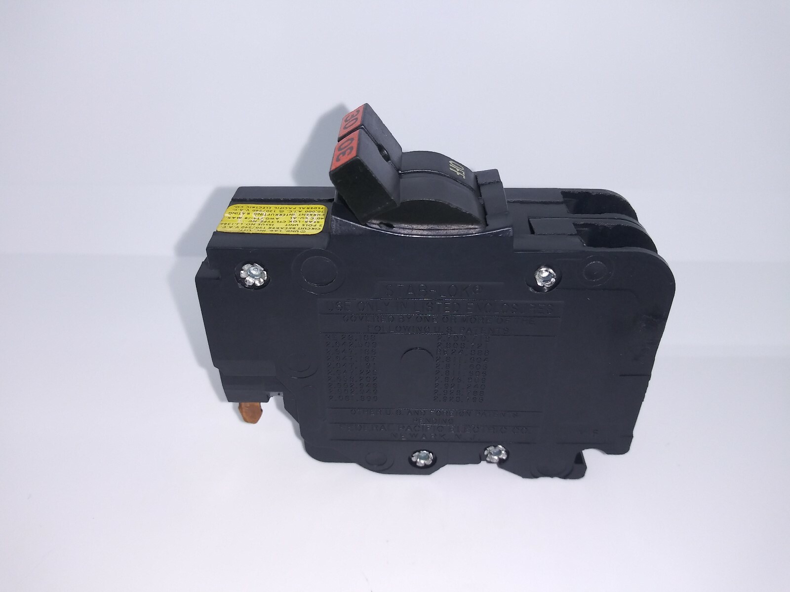 Federal Pacific FPE NC230 30 Amp 2 Pole Stab-Lok Circuit Breaker Mini Twin THIN