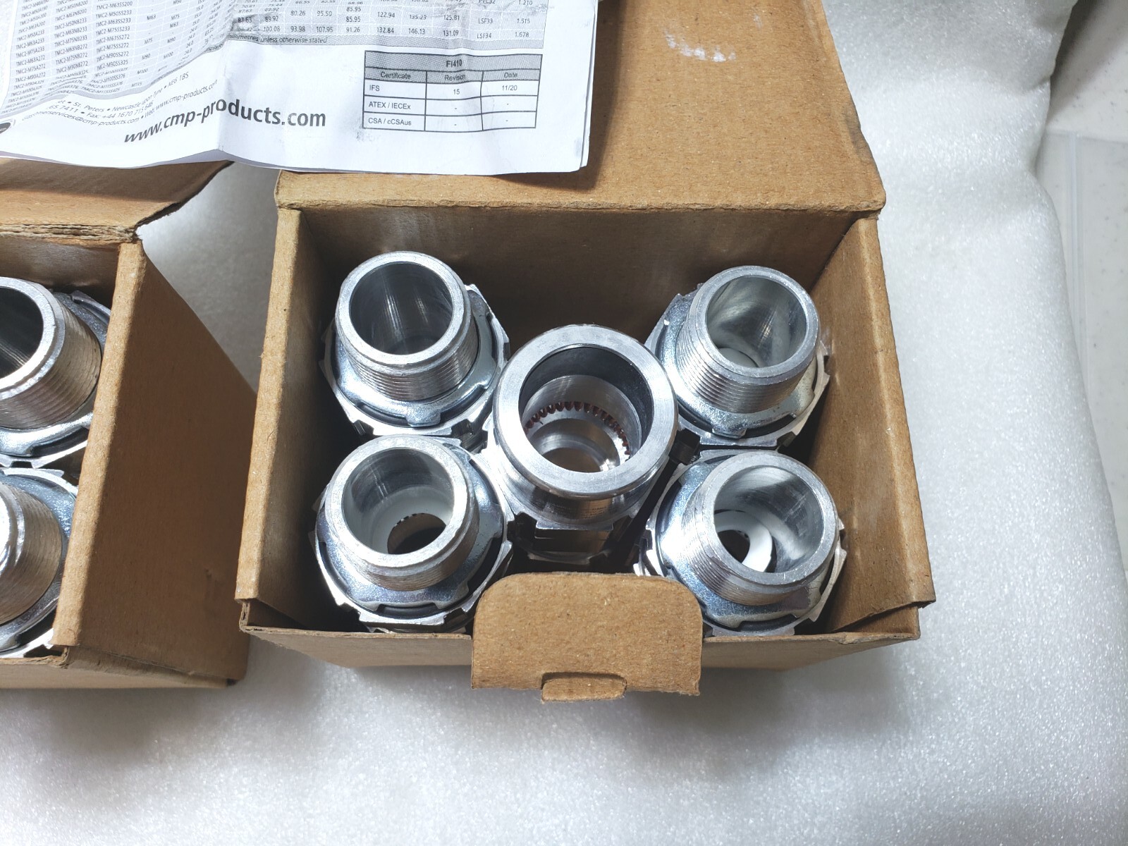 10 Pcs. – APPLETON TMC2-075A099 AL MC 3/4″, .69-.99″ CABLE CONNECTOR