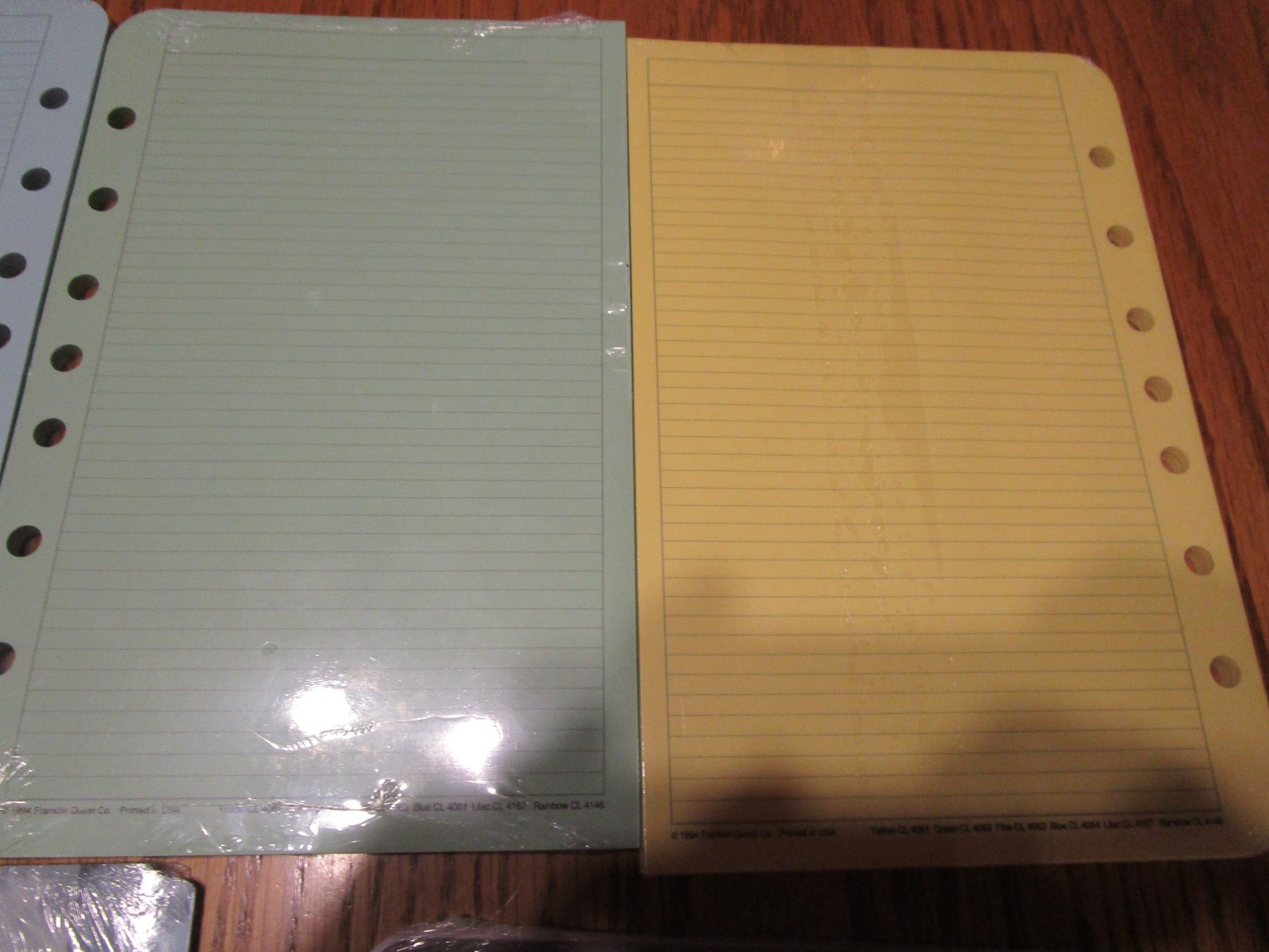 6 FRANKLIN COVERY QUEST MISCELLANEIOUS REFILL PAGES FOR PLANNERS NIP