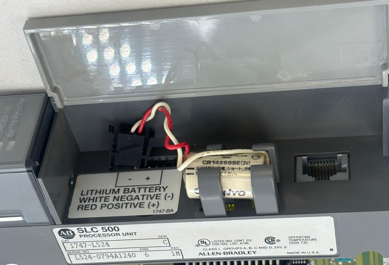 Allen Bradley 1747-L524/ 1747L524 Ser C SLC 500 Processor Unit