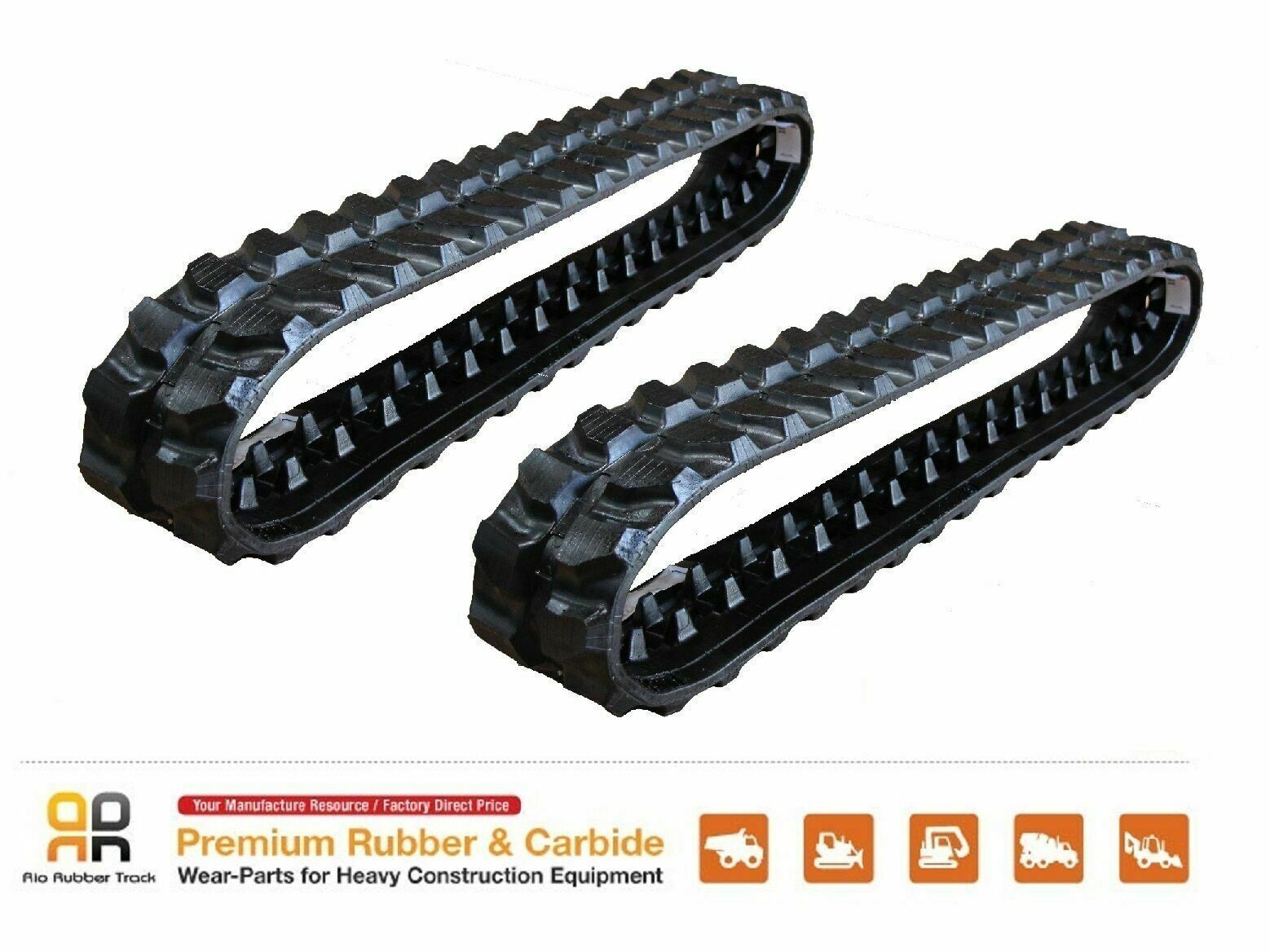 2 Rubber Track 230x48x88 made for Agrotk R35