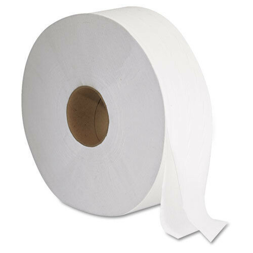 GEN 1513 3.3 in. x 1375 ft. 2-Ply JRT Jumbo Bath Tissue – White (6/Carton) New