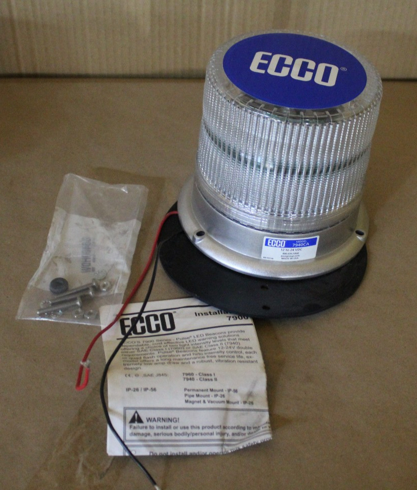 ECCO 7940CA LED BEACON CLEAR LIGHT