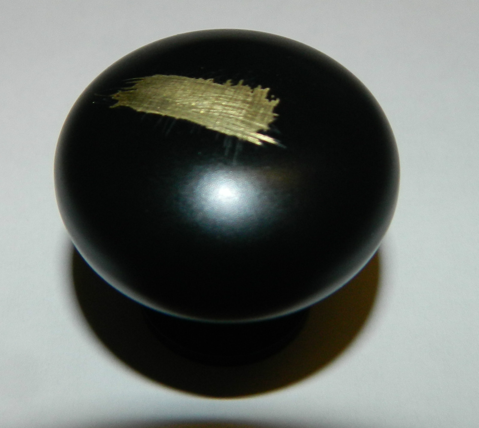 (25) NO NAME BRASS BLACK COATED cabinet DOOR drawer PULL KNOBS knob (no screws)