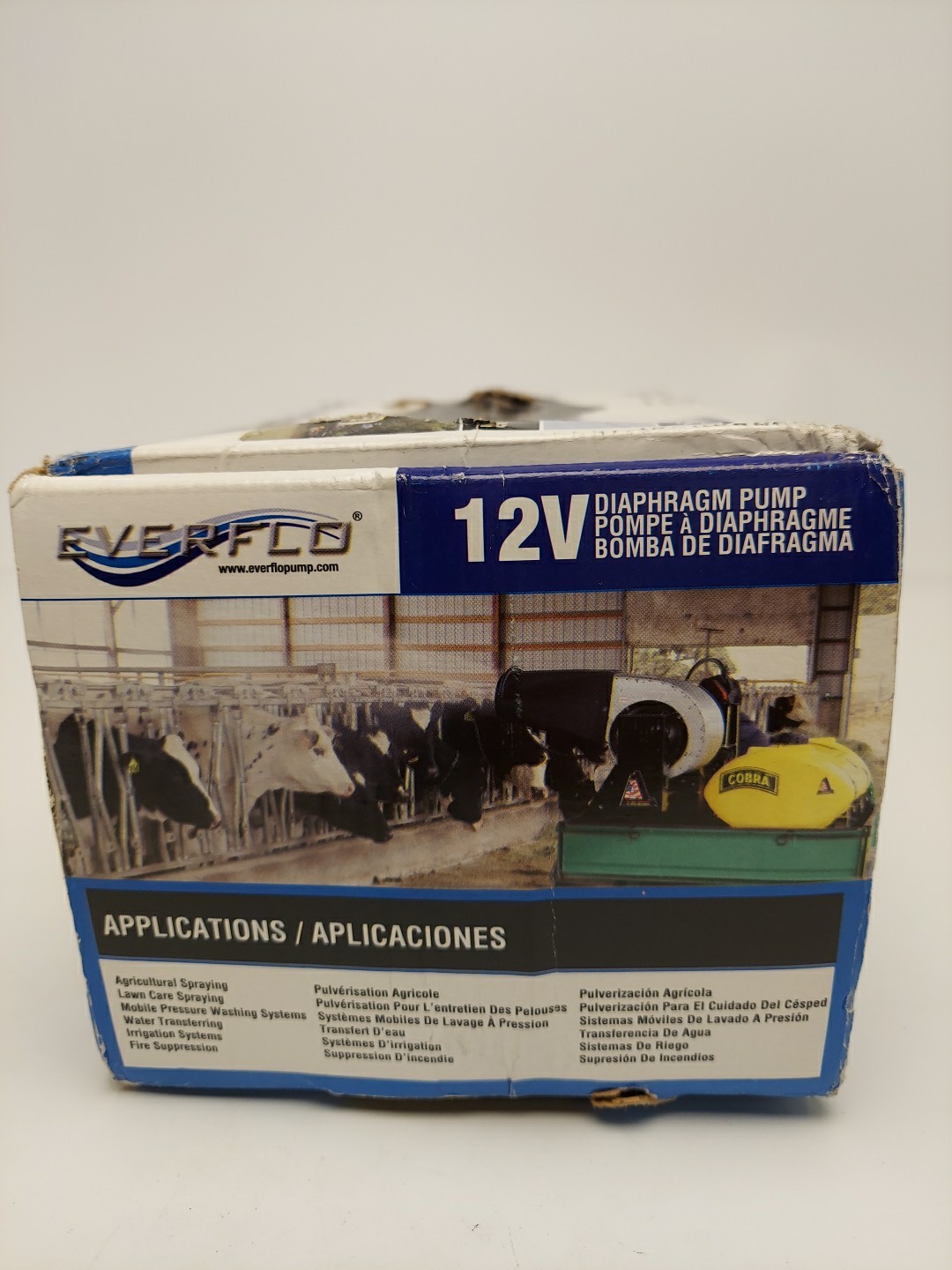 Corrosion-Resistant 12V Pump – 5.5 GPM for Agricultural Spraying Needs