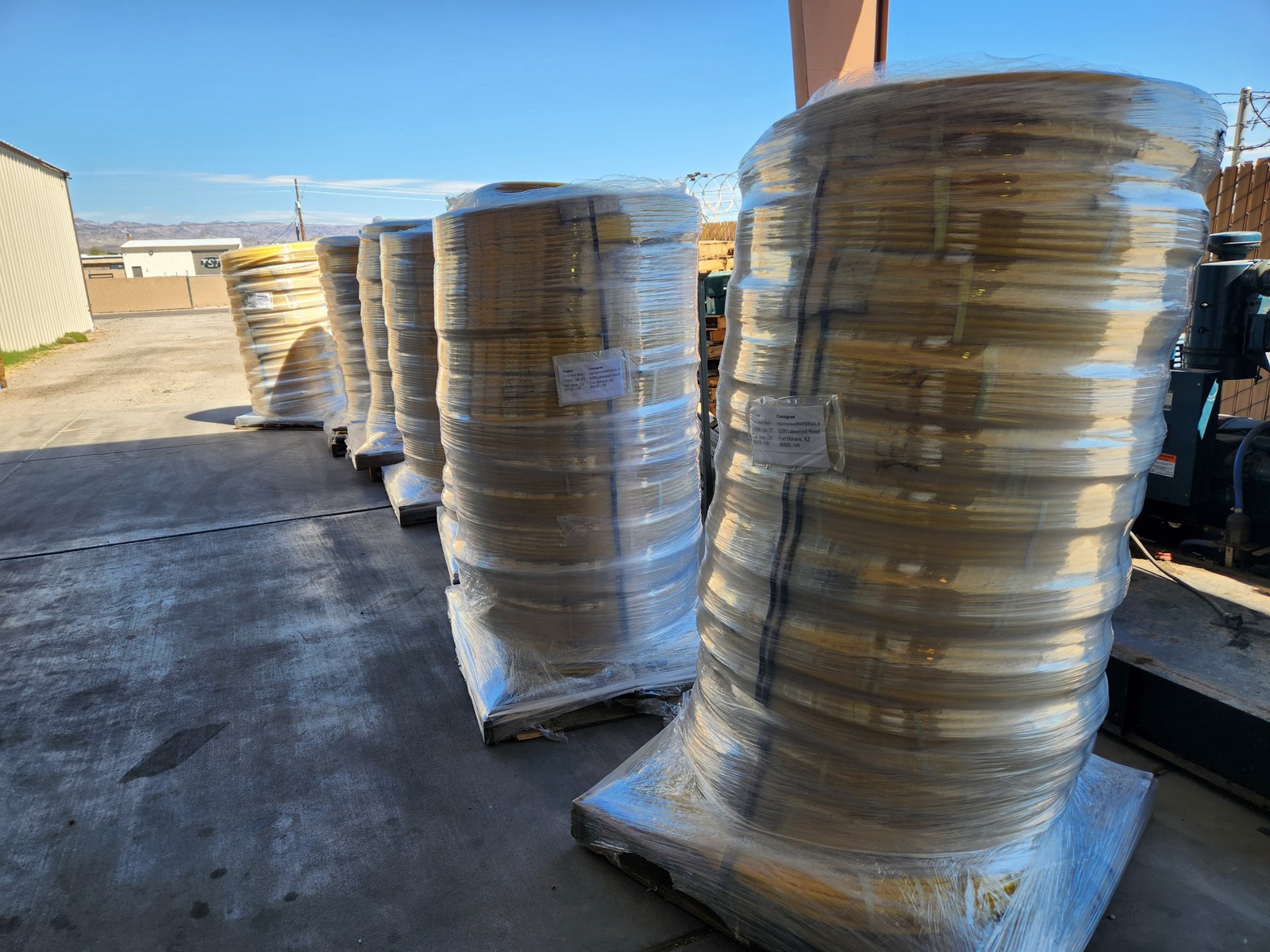1/2″ CTS x 500′ MDPE Gas Pipe – 5 Pack -Polyethylene Tube for Utility Lines