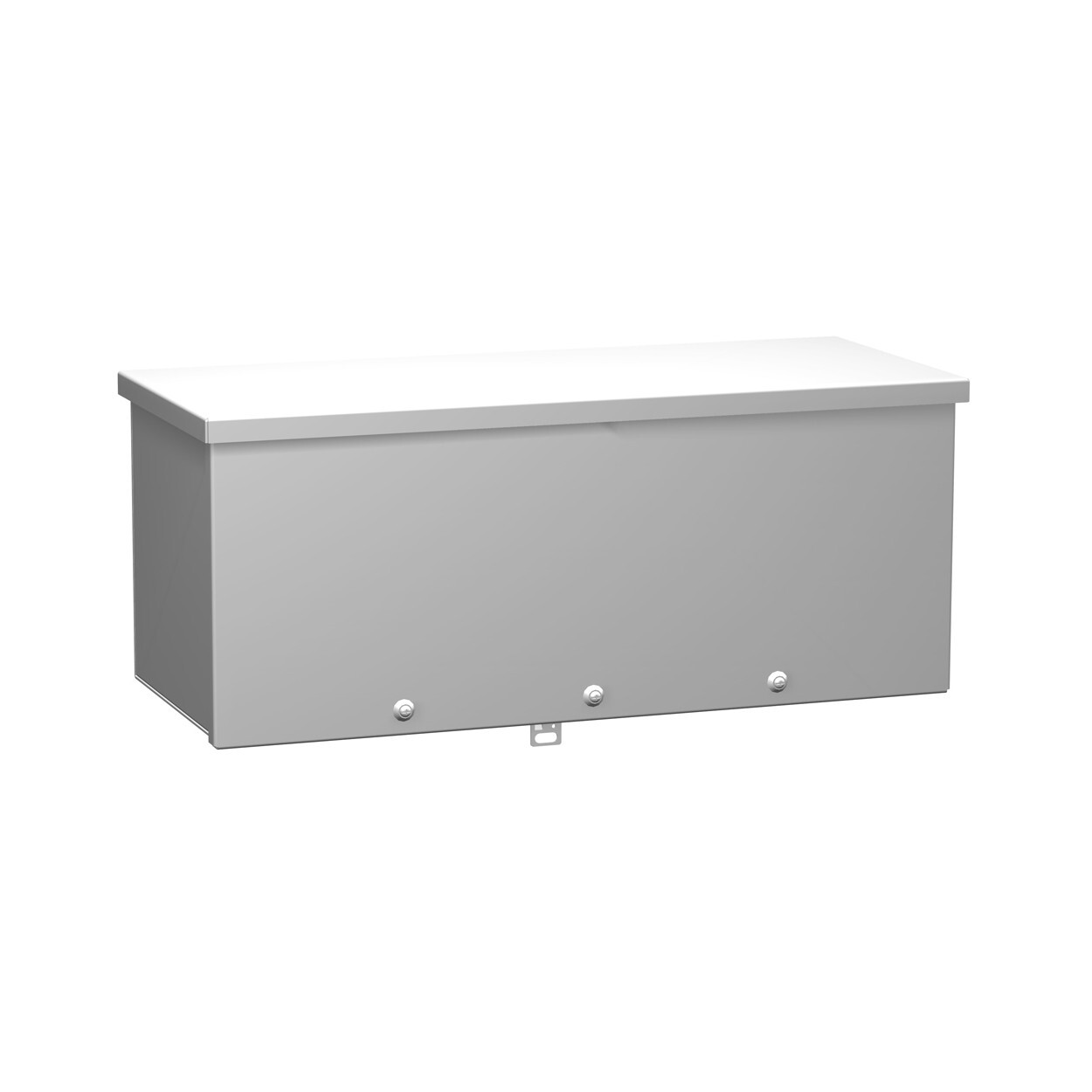 Hammond C3RWT624 Galvanized Steel 6”x6”x24” Type 3R Wiring Trough Gray