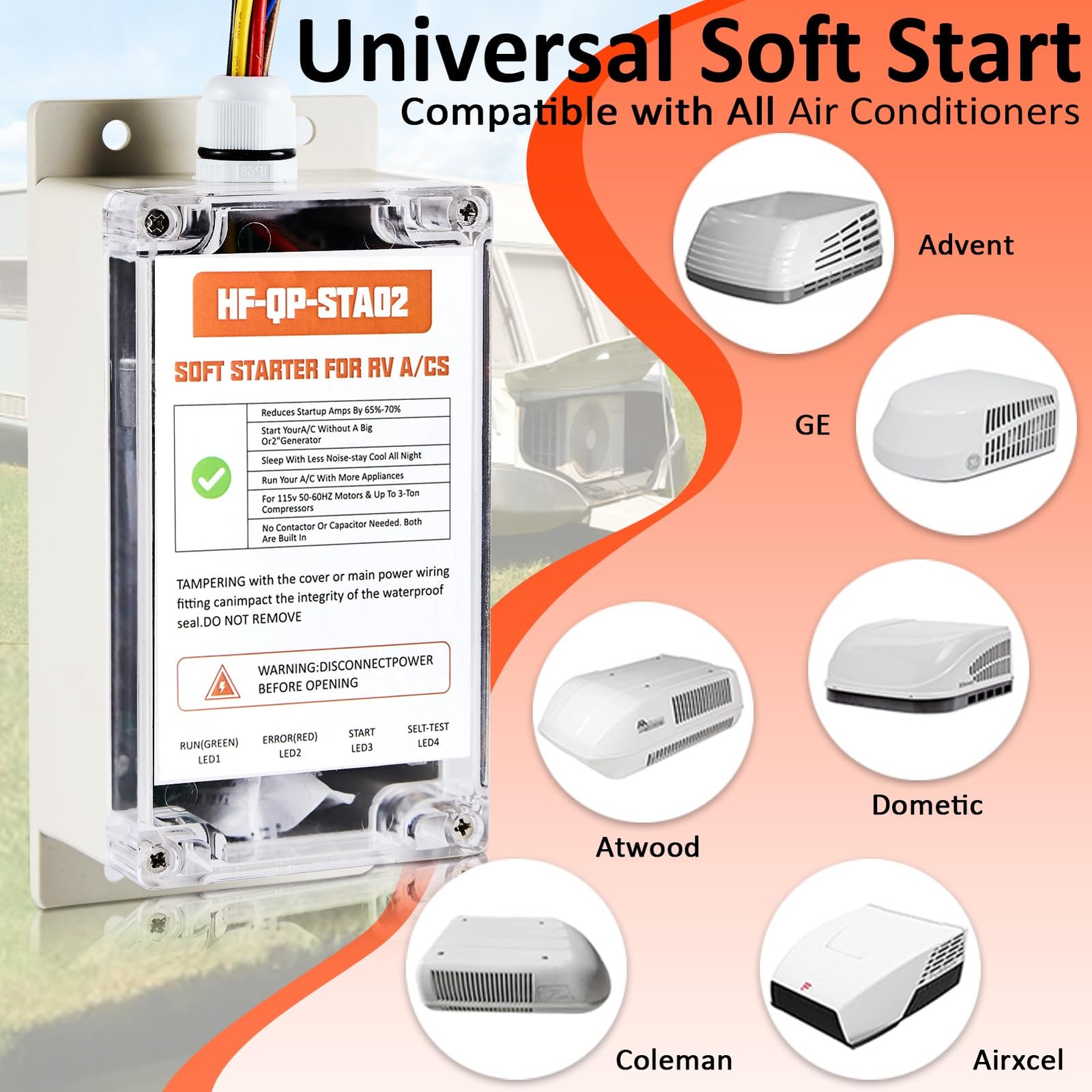 Wodli Soft Start Kit For Rv Air Conditioner Hvac Soft Start Kit For Rv Van