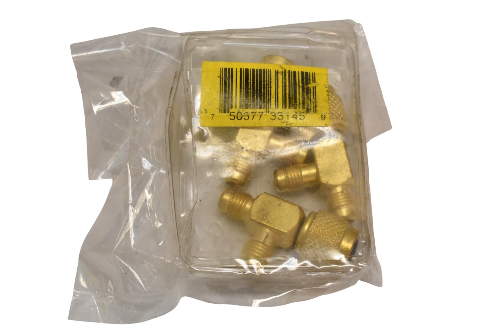 Lot of 3 PRO-SET Access Valve Tee AVT45 1/4″ SAE Female Knurl x 1/4″ SAE Male