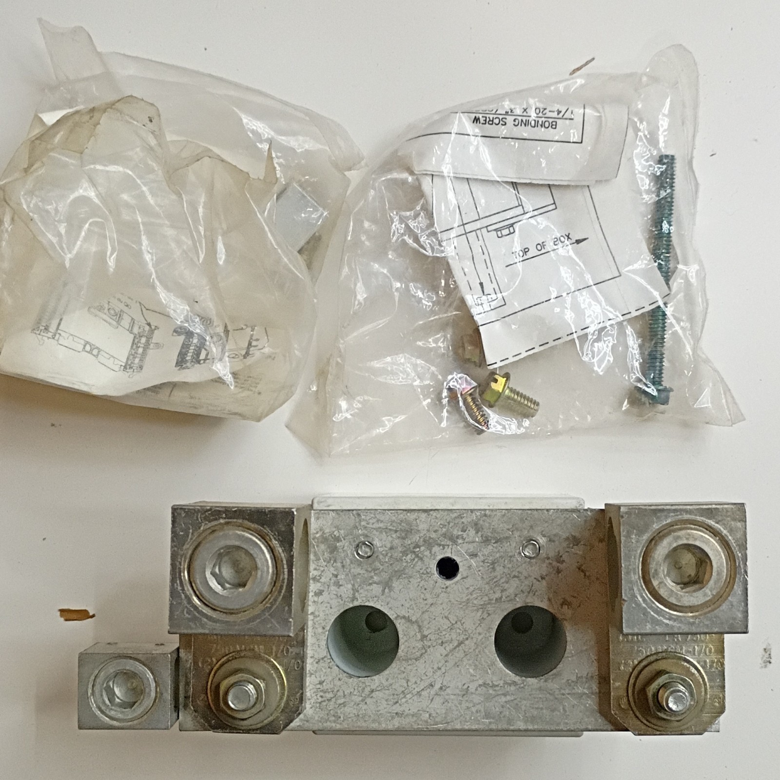 400 Amp Neutral Terminal Block NK400N Metal Silver Branch Circuit