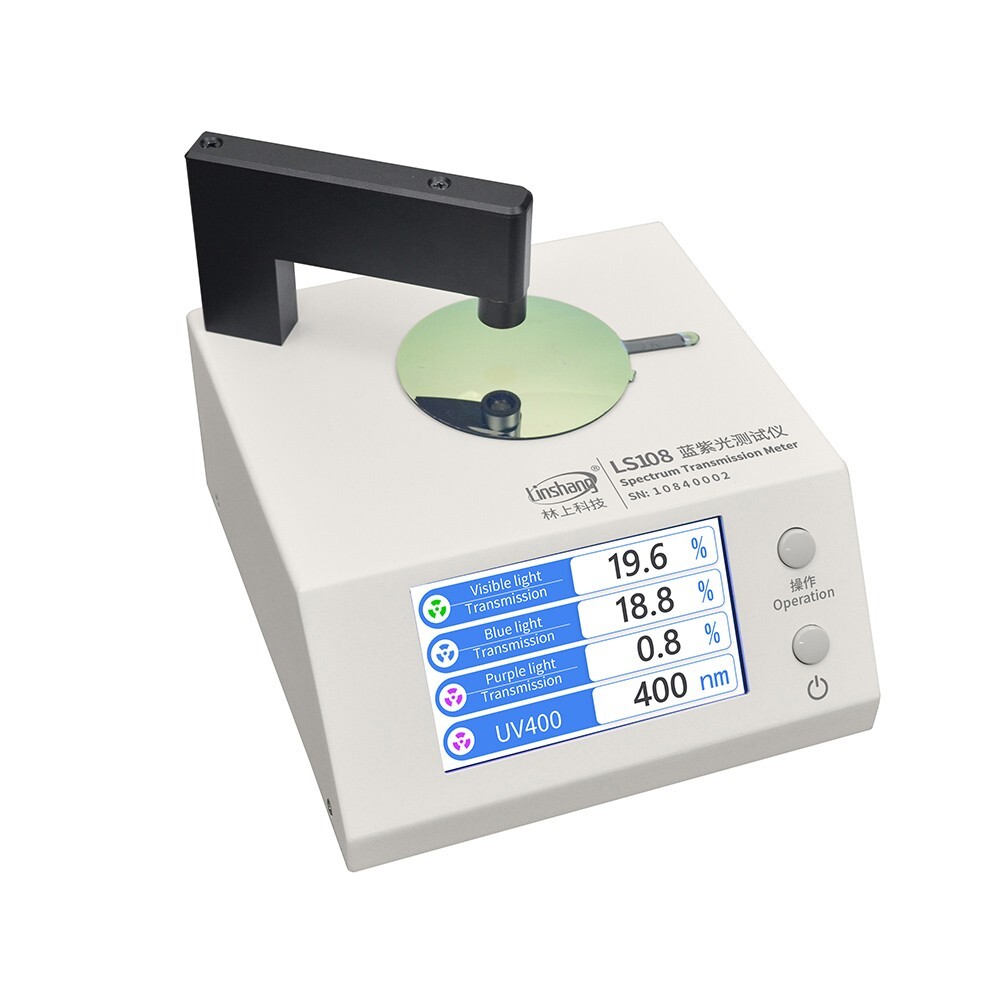 NEW 3 in 1 Spectrum Transmission Meter Tester VL BL UV400 Blue Violet Light test