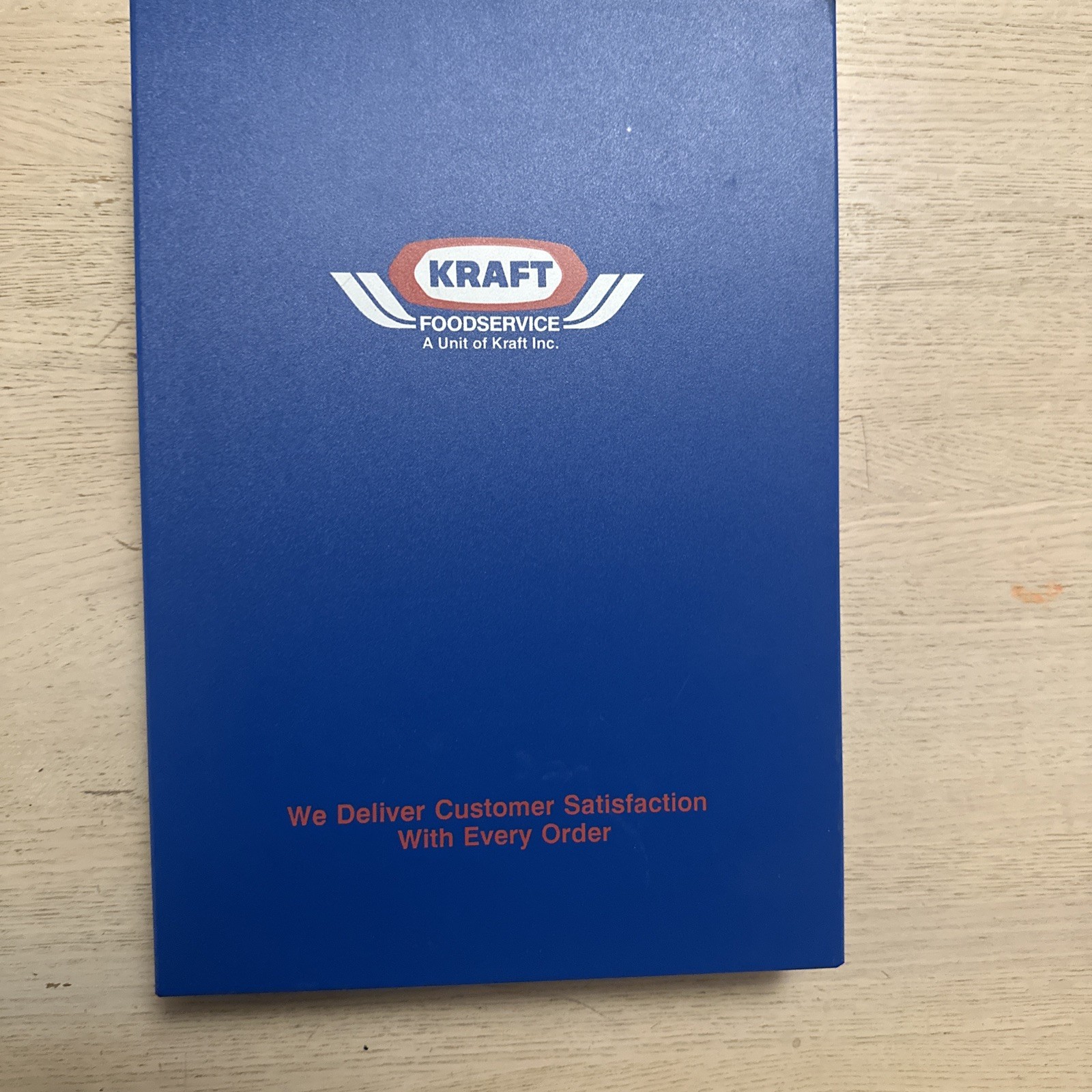 Vintage Kraft Foodservice Drivers Aluminum Side-Open Forms Folder NEW Never Used