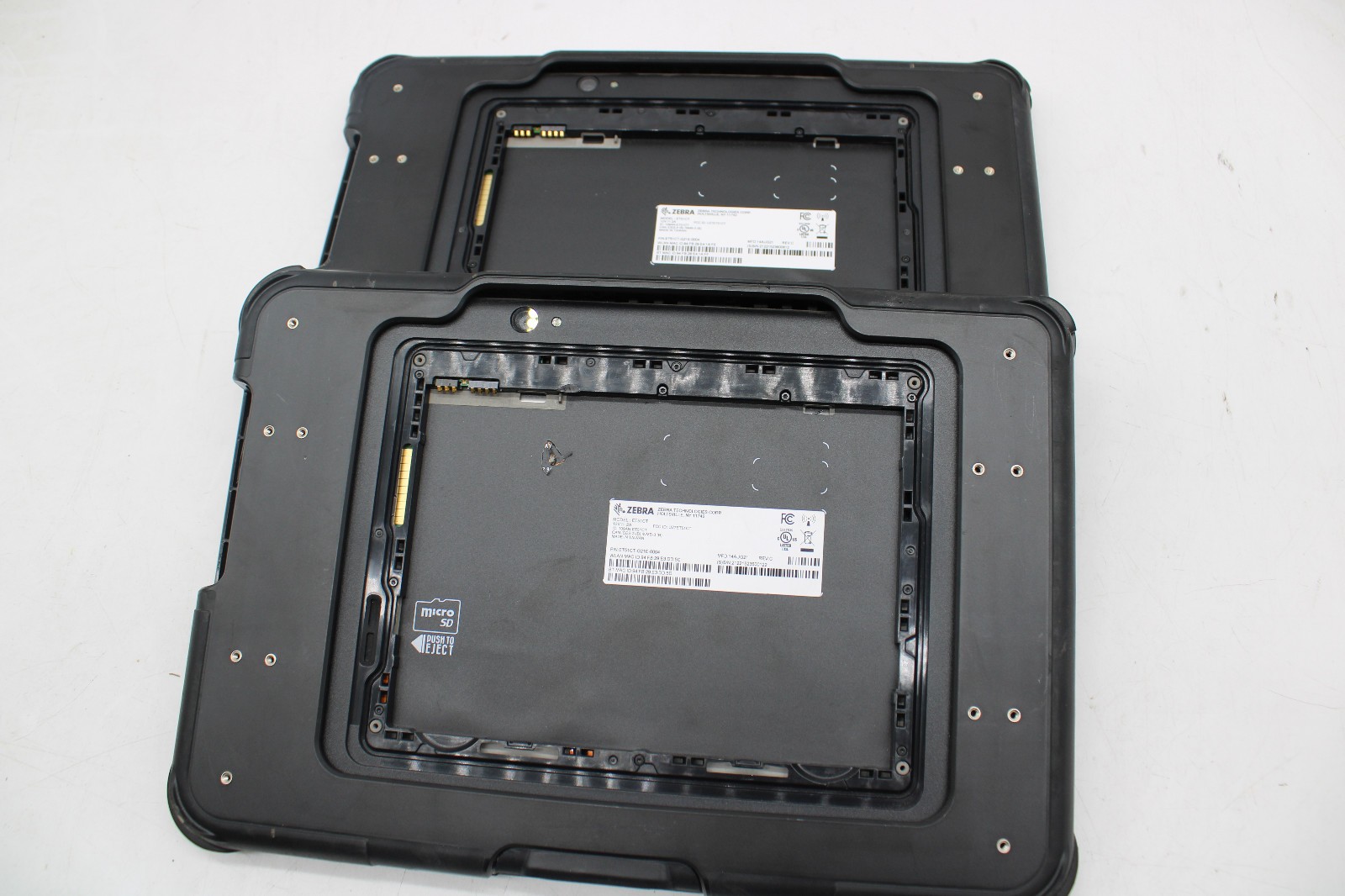 LOT OF 2 Zebra ET51CT ET51 Enterprise Tablets ET51CT-G21E-0004 – FOR PARTS