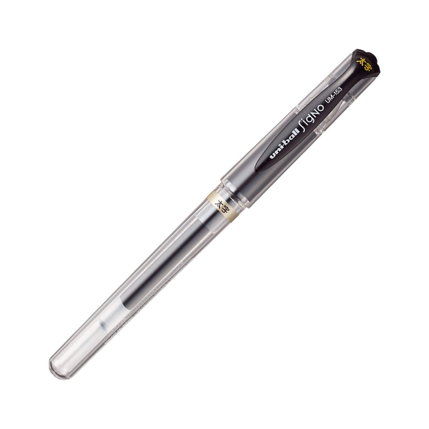 Mitsubishi Uni-ball Signo Broad Tip UM-153 1.0mm Black 10 Pieces