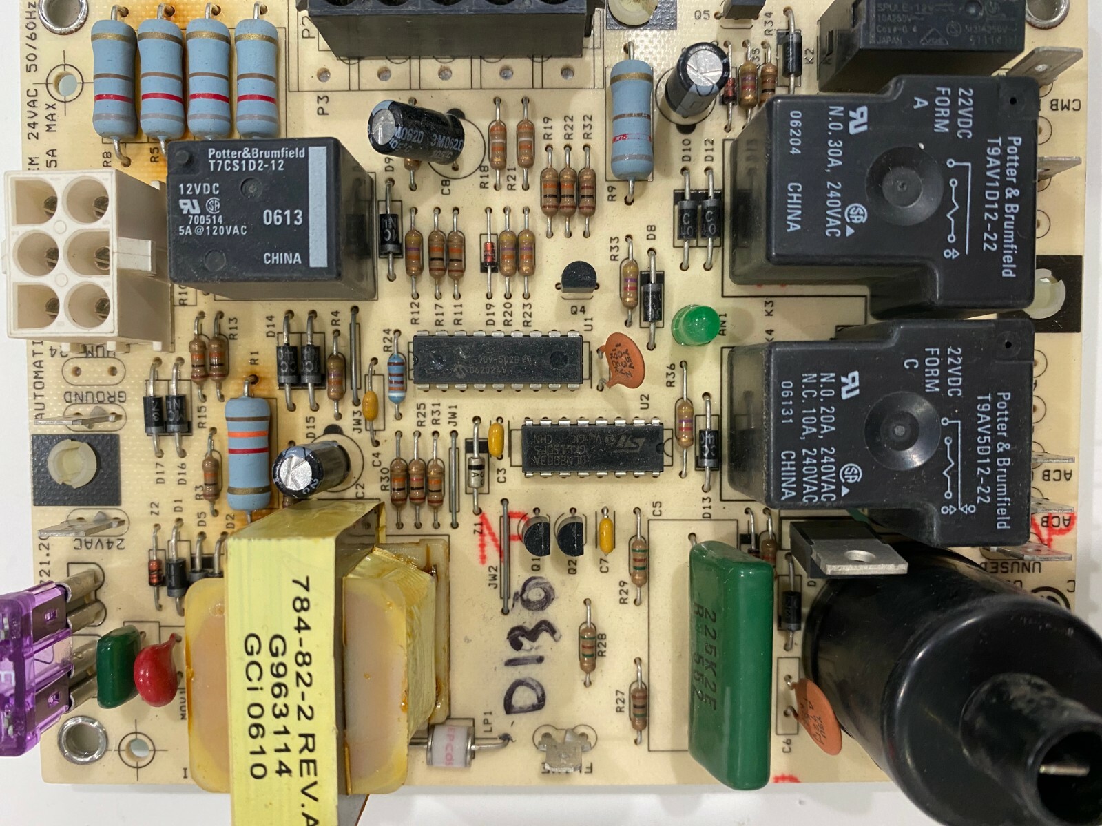 LENNOX 46994-001 Furnace Control Circuit Board 1097-502 used #D130