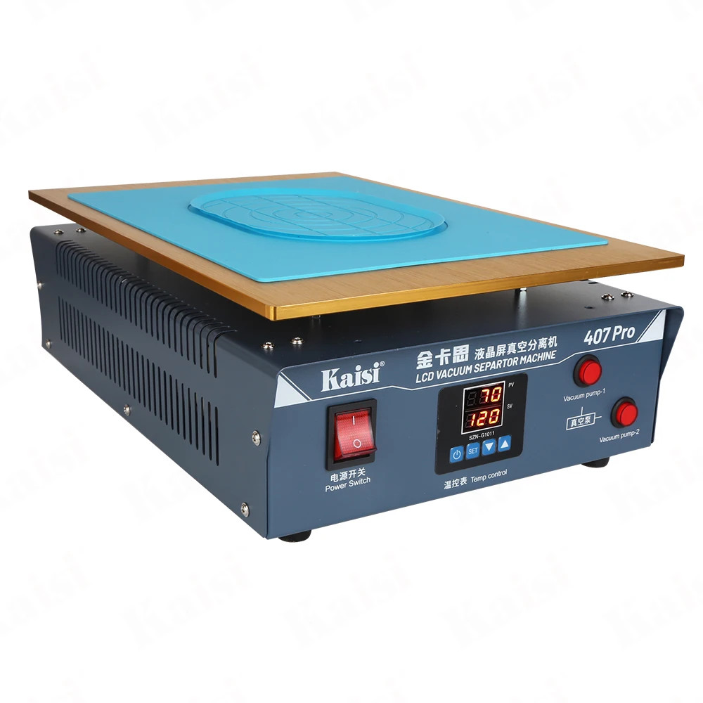 Kaisi 407 Pro 18inch Multifunction Built-in Dual Vacuum Pumps LCD Separator Pum