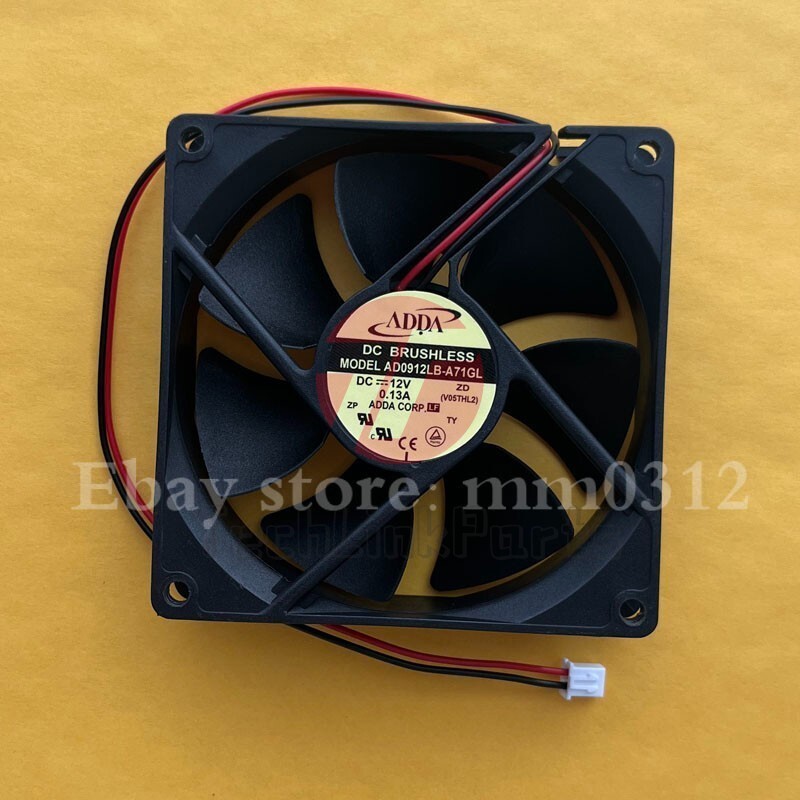 ADDA AD0912LB-A71GL 9025 DC12V 0.13A 9CM 2-Wire Silent Cooling Fan