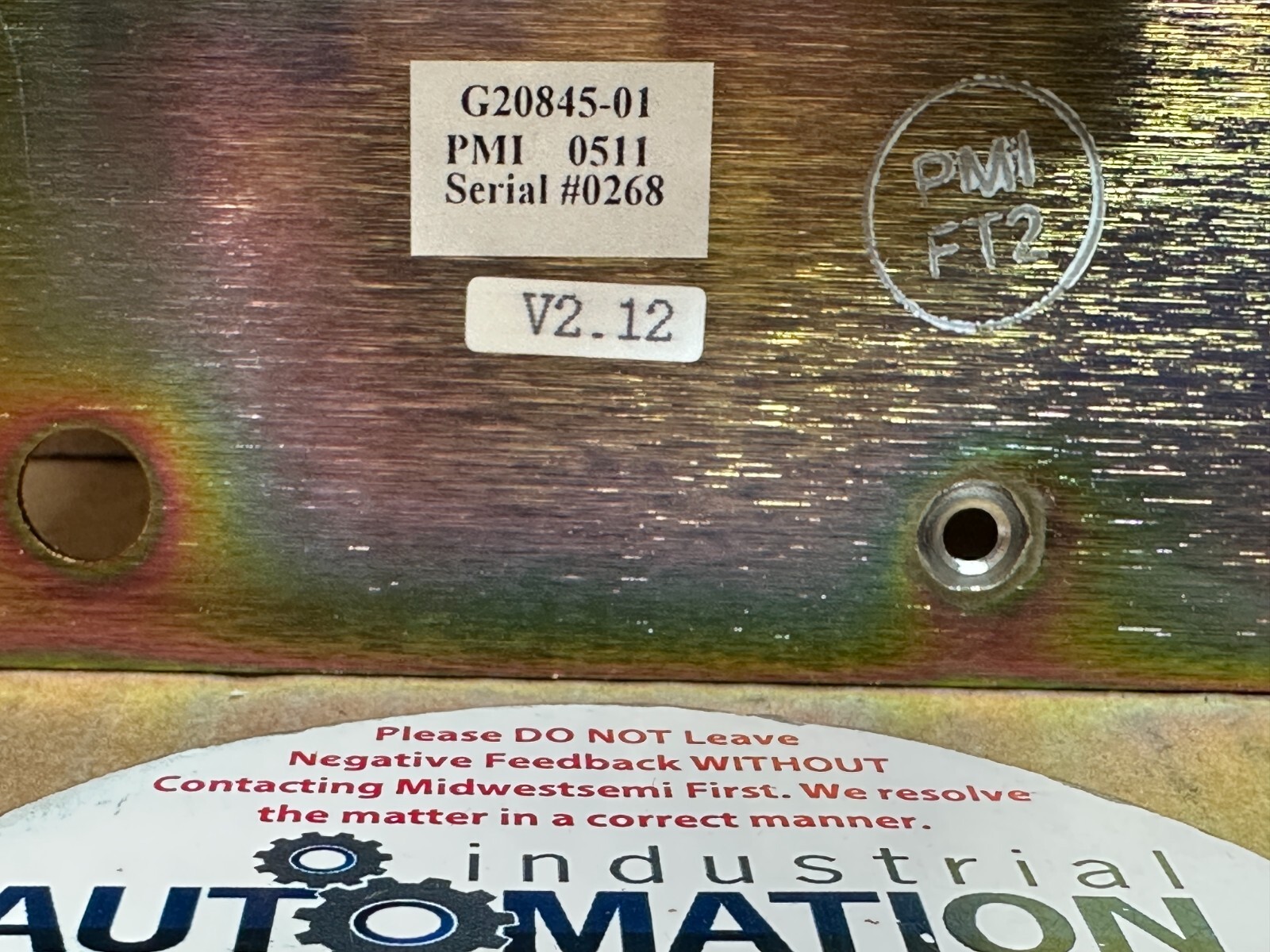 NEW NWL G20845-01 / D25166-01 / D4310029632 / D25290 MODULE CONTROL ID: M32032