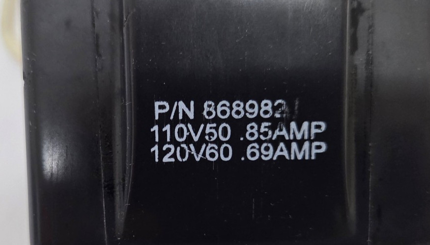 New Danfoss 868982 Hydraulic Power Supply Coil, 110V50 .85A, 120V60 .69A