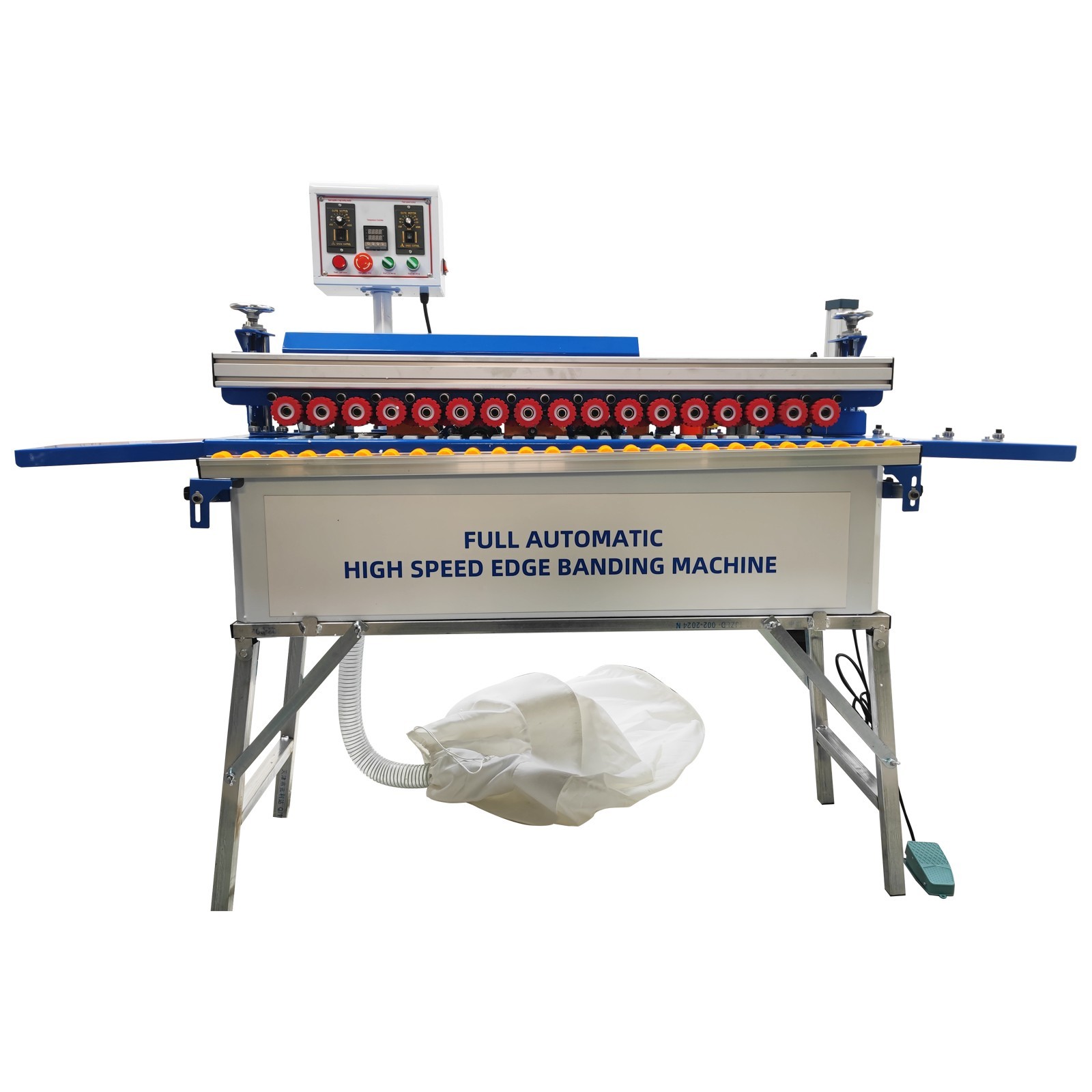 110V Straight and Curved Edge Banding Machine Edge Bander with Dust Cleaner 800W